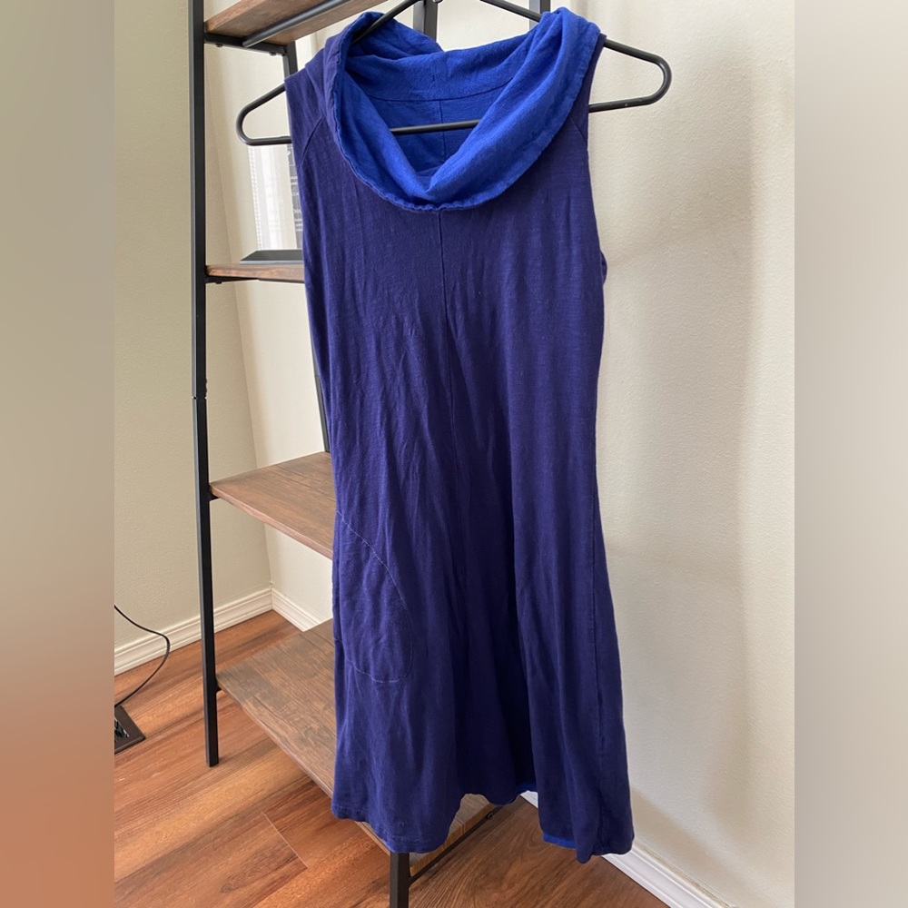 Kuhl REVERSIBLE dress with pockets, royal blue/navy blue